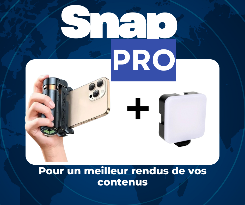 SnapPro™ – La perche à selfie 4-en-1